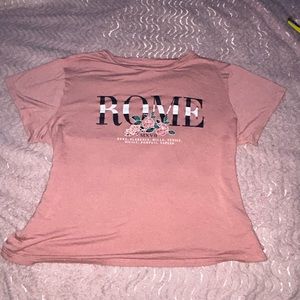 Pink H&M Rome Shirt.